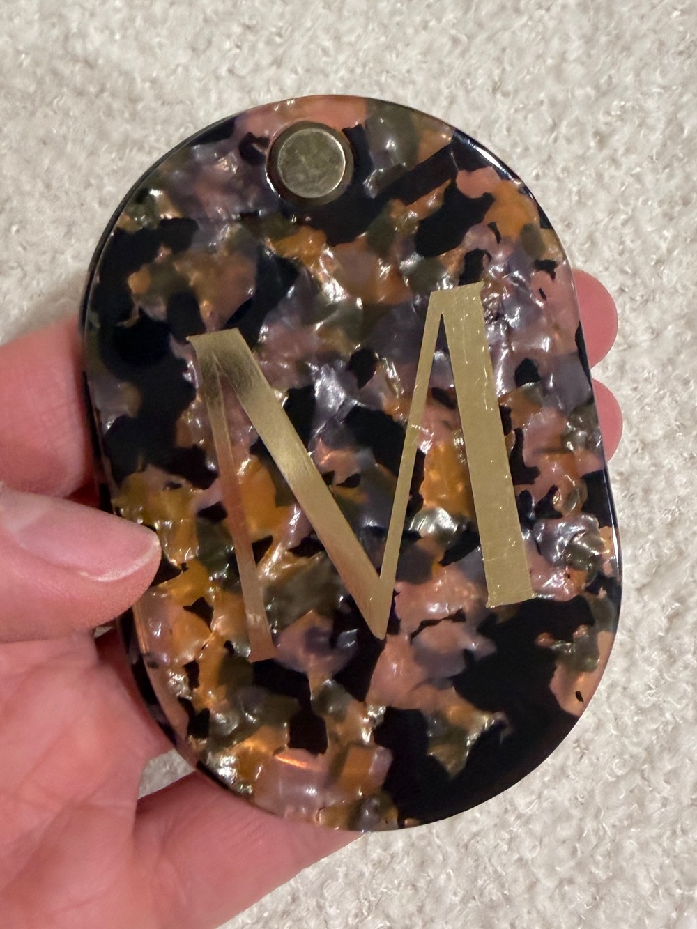 FOLDABLE Travel Mirror with Logo M